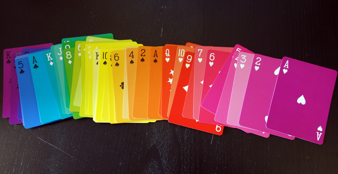 Rainbow Playing Cards